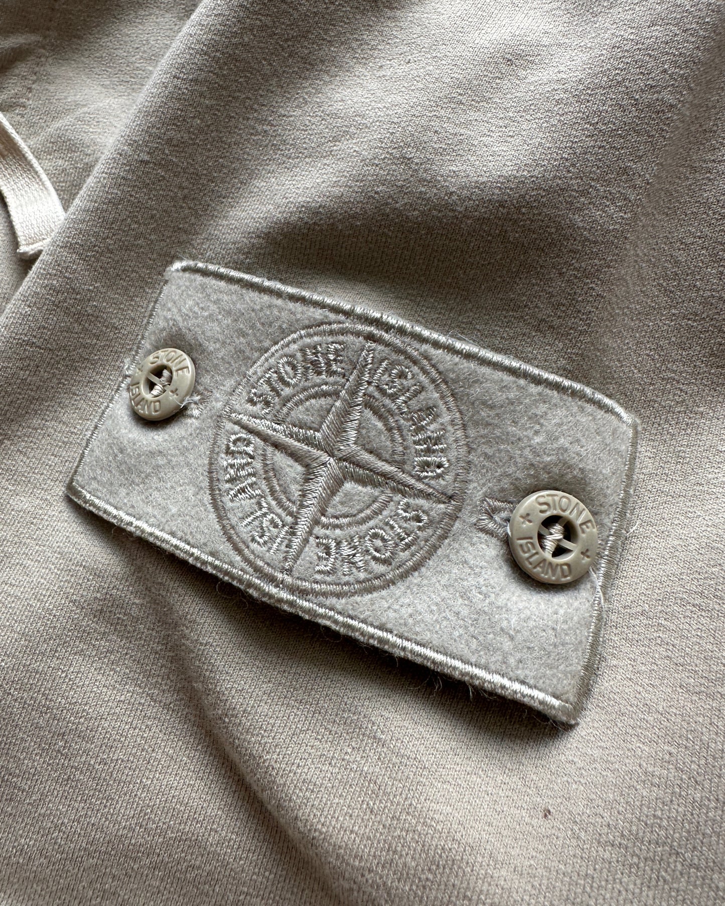 Stone Island Ghost Piece 2021 3/4 Zip Sweatshirt - XXL