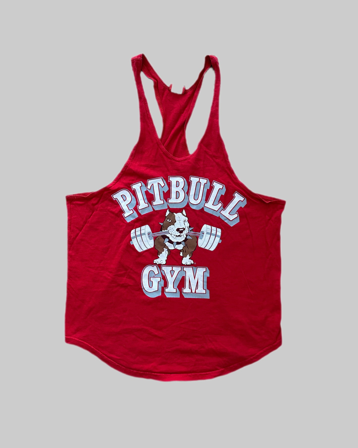 Pitbull Gym Vintage Stringer Workout Top - M - Made in USA