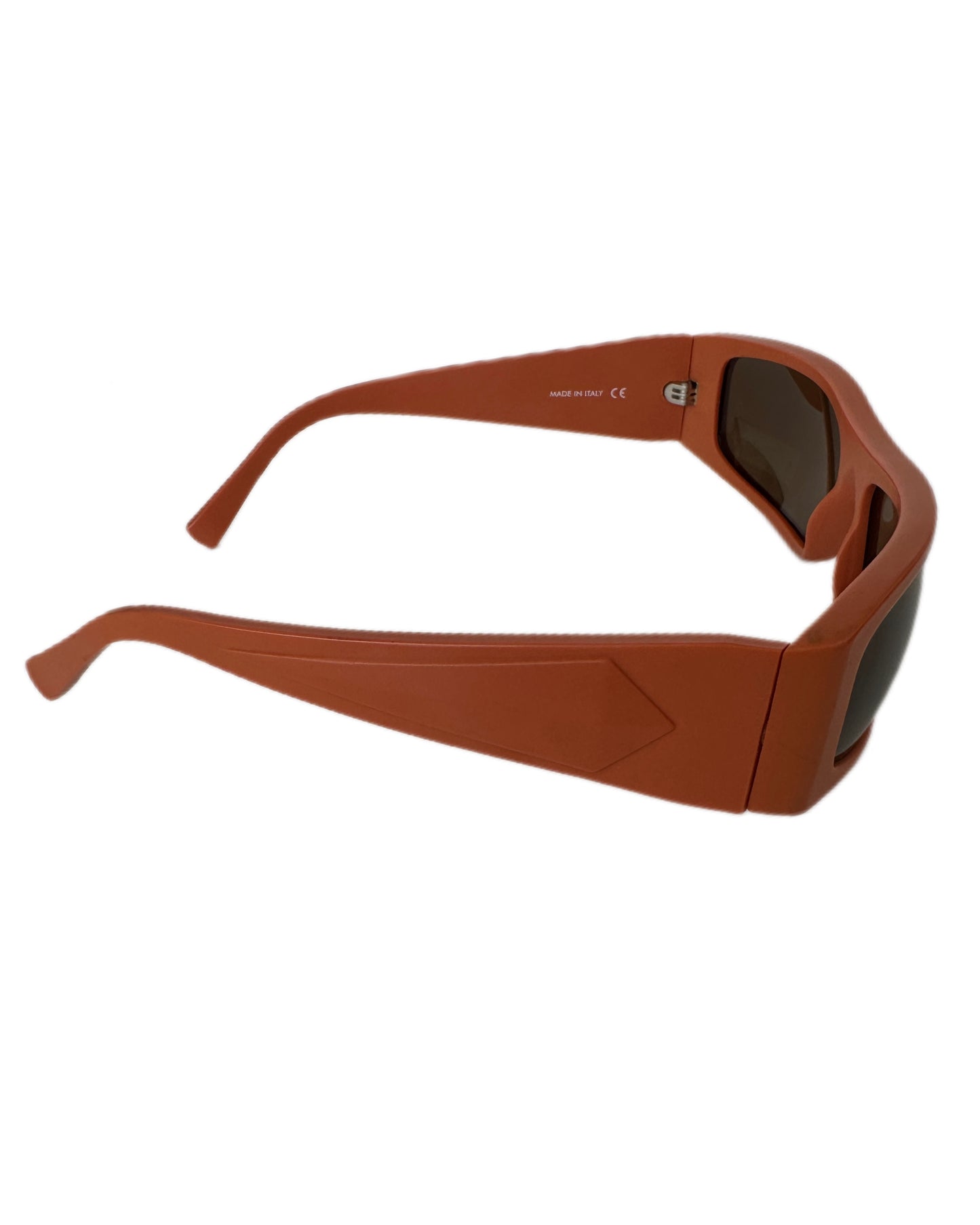Stone Island 2013 SI 001 Sanded Acetate Orange Zeiss Sunglasses - Made in Italy