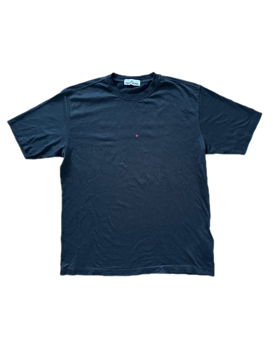 Stone Island Marina 2022 Seaqual Cotton Jersey Black T-Shirt 2022 - XL