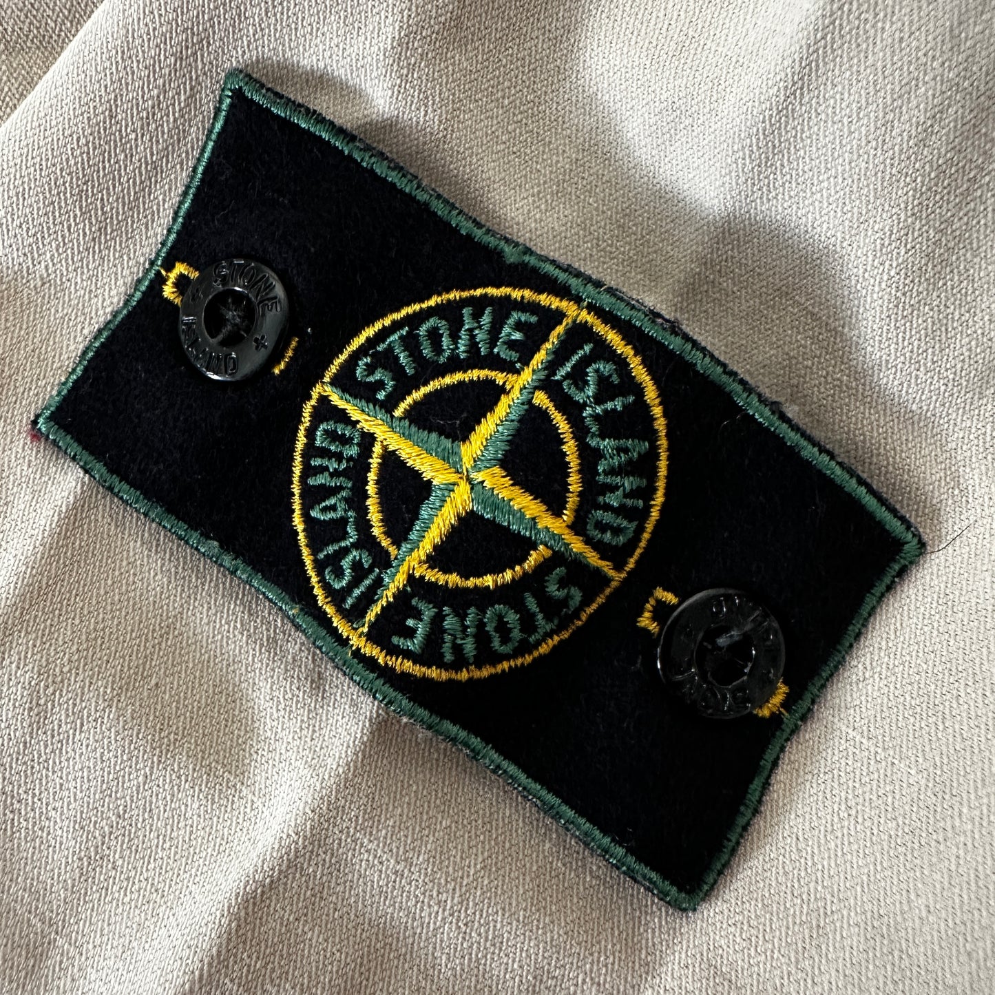 Stone Island 1994 Vintage Cotton Lino Flax Jacket - L - Made in Italy