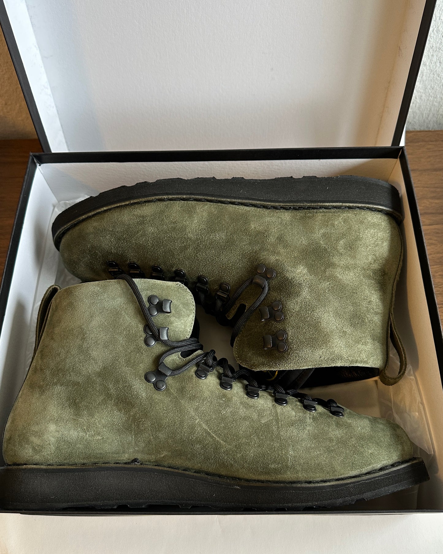 Stone Island Diemme 2024 Sage Suede Boots - 46 - Made in Italy