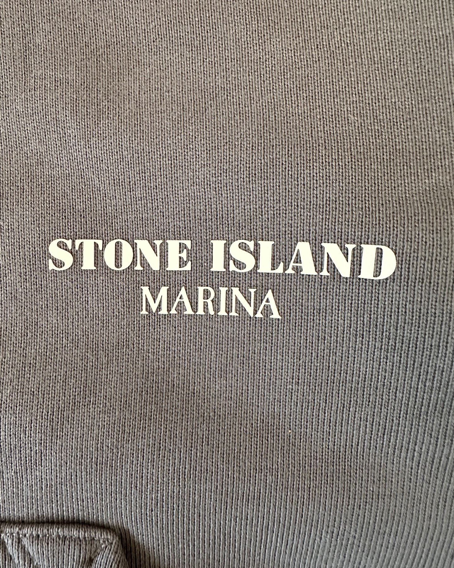 Stone Island Marina 2024 Cotton Fleece Hooded Sweatshirt - L