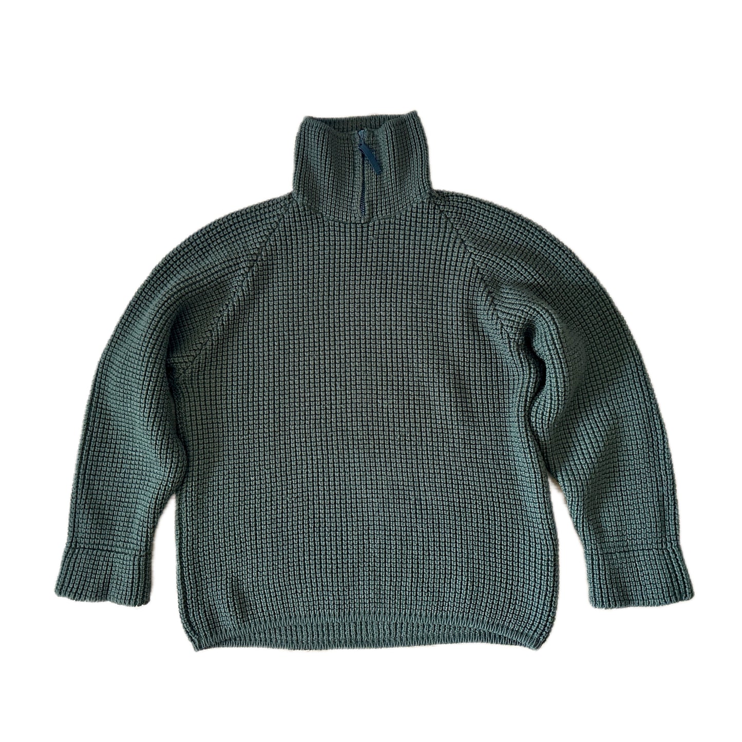 Stone Island 2000 Vintage Waffle Knit Wool Sweater - XL - Made in Italy