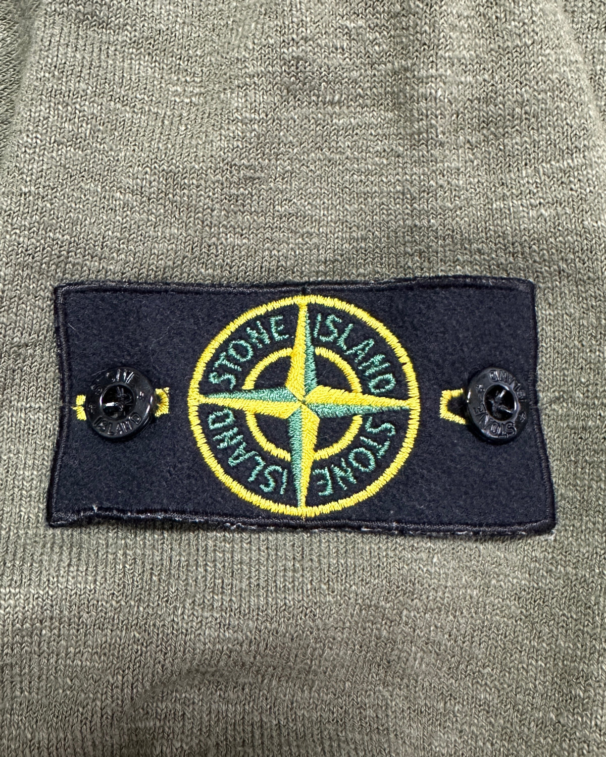 Stone Island 2011 Khaki Hooded Knit Jacket - XL - Made in Italy