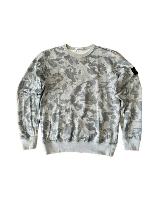 Stone Island 2020 Big Loom Camo Sweatshirt - L - Made in Italy