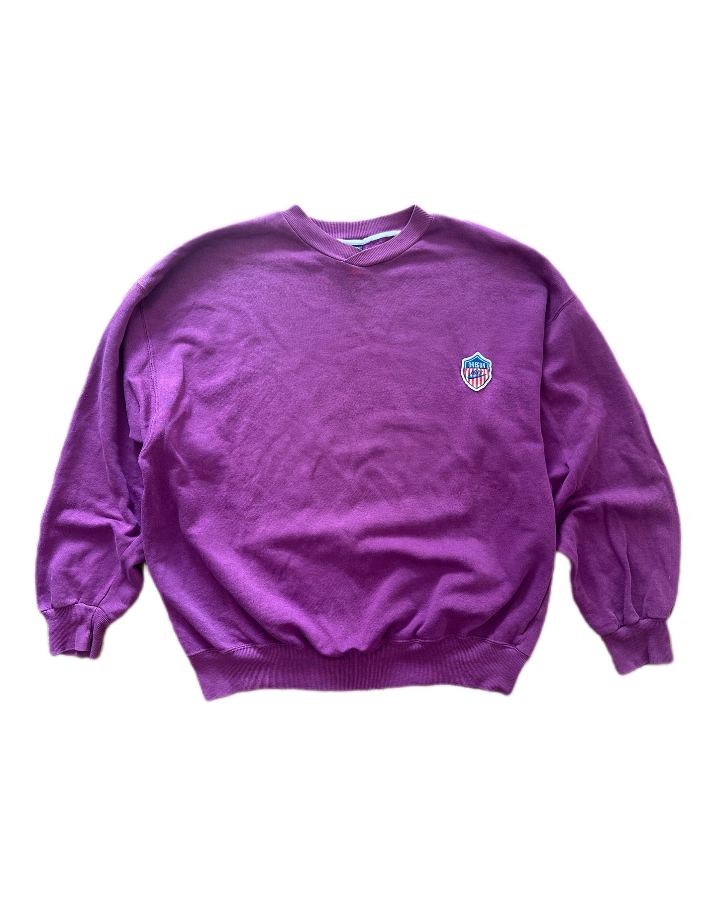 Nike Oregon 1987 Vintage Cotton Fleece Sweatshirt - XXL - Made in Portugal