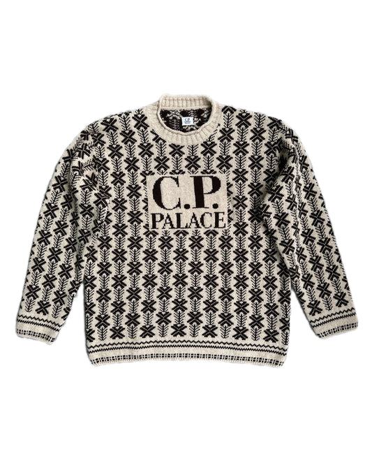 C.P. Company x Palace Beige Knit Sweater - 3XL - Made in Italy