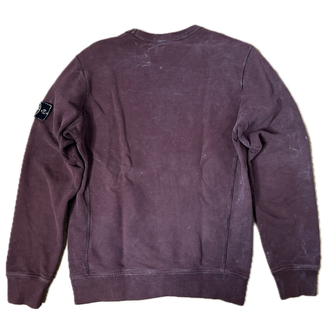 Stone island 2024 sweatshirt burgundy