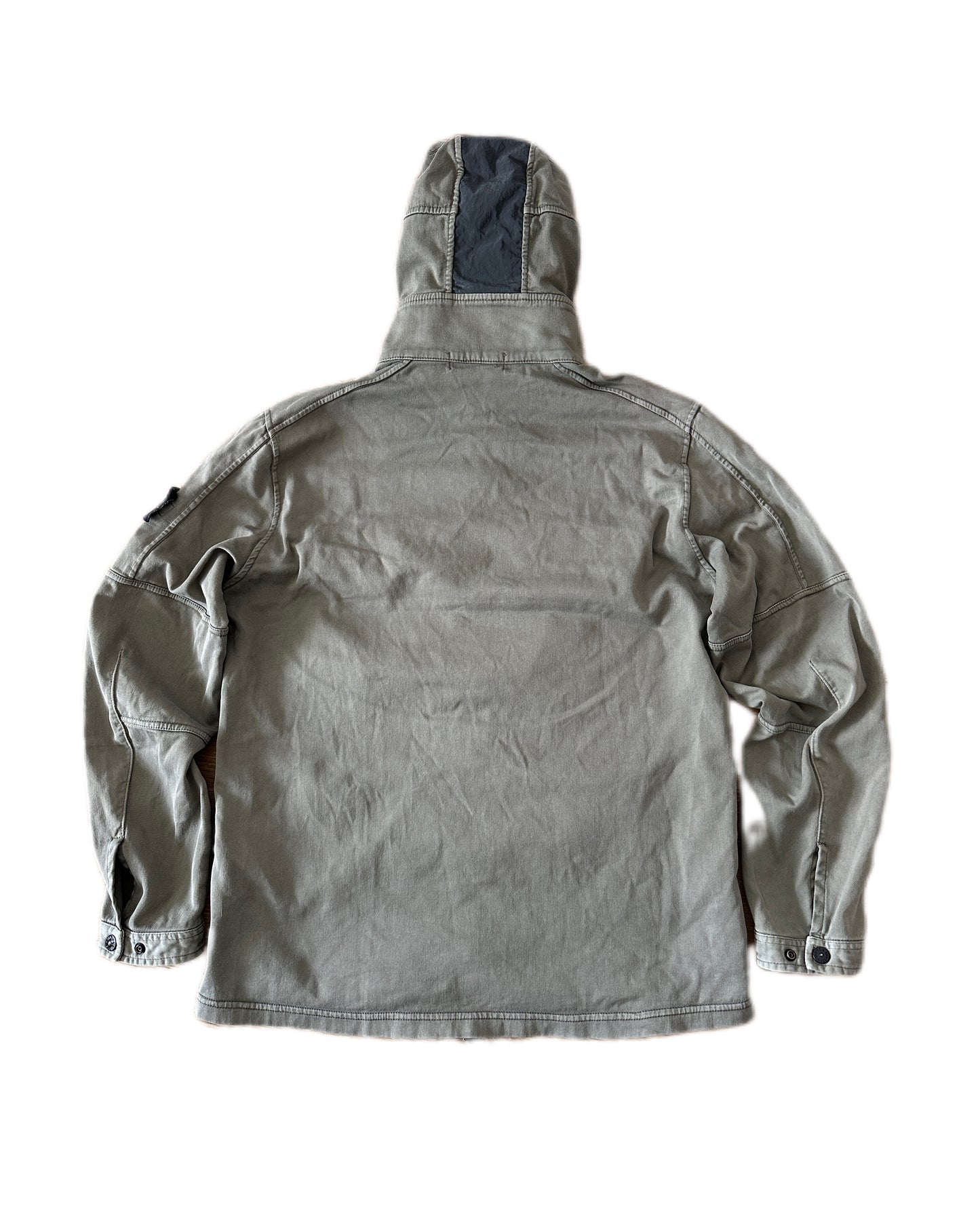 Stone Island 2016 Khaki Hooded Cotton Jacket - L - Made in Italy