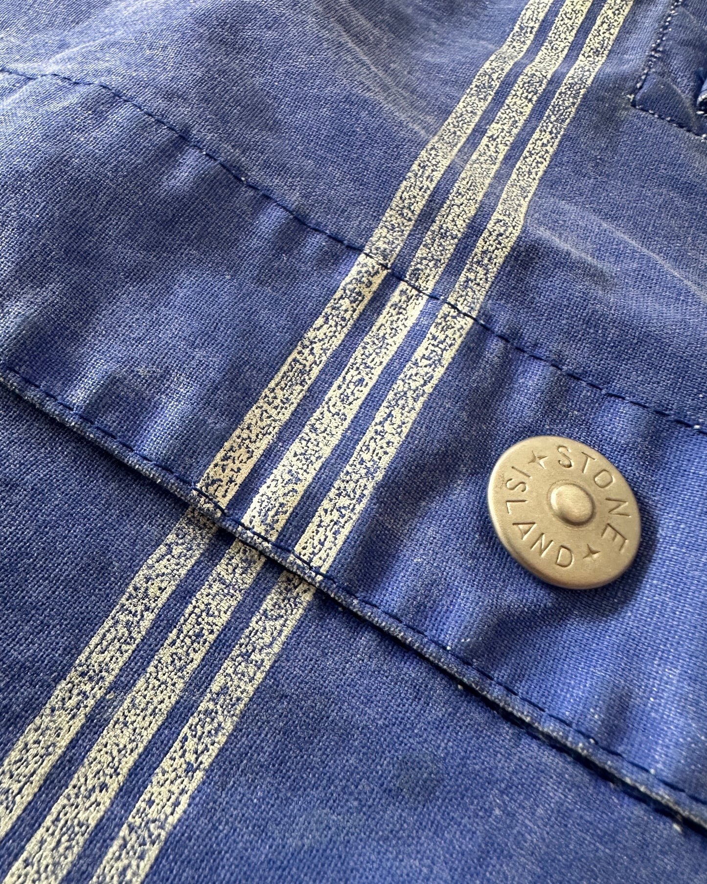 Stone Island Marina 1992 Tela Stella Reflective Print Vest - L - Made in Italy