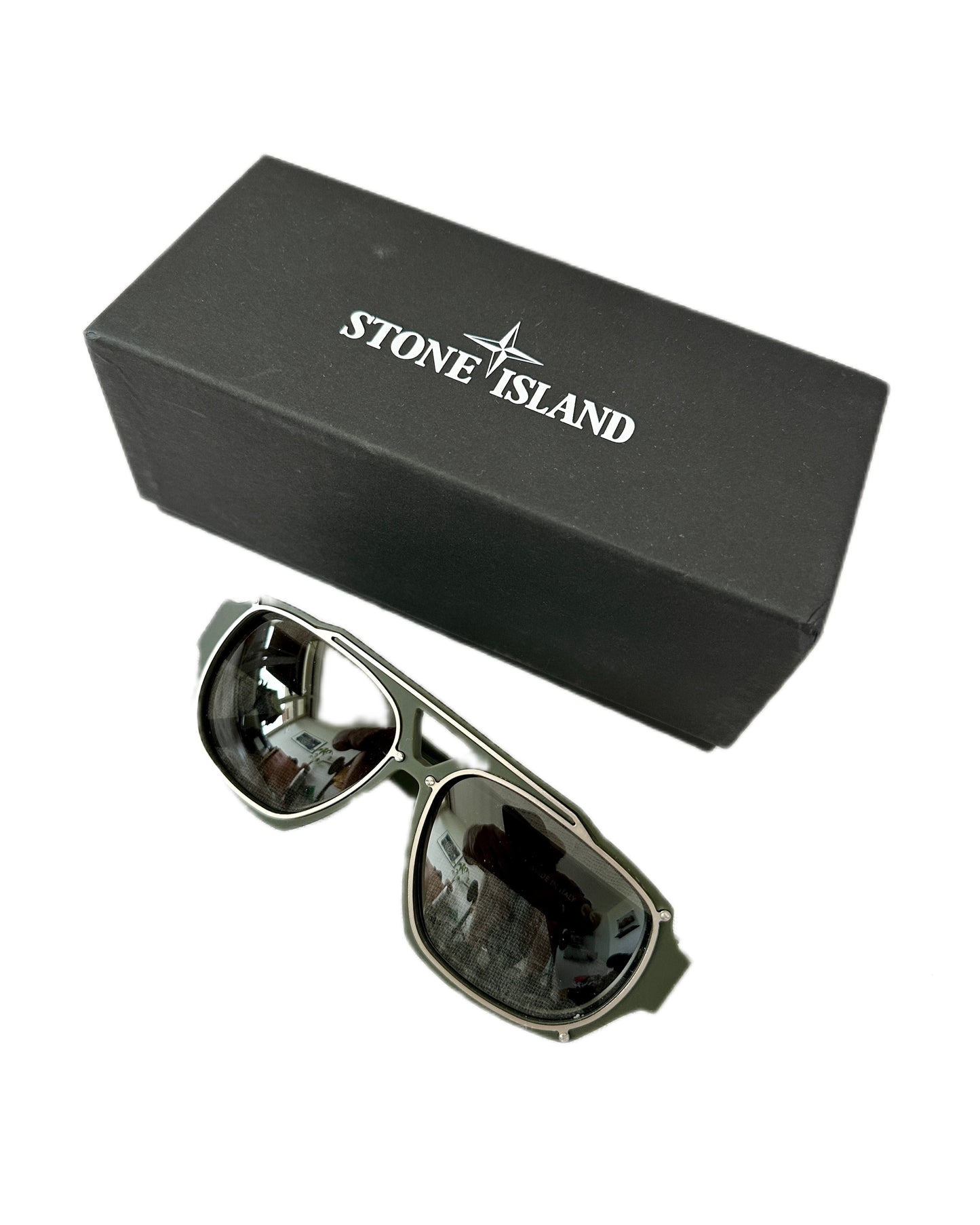 Stone Island 2012 Zeiss Sunglasses Khaki- BNWT - Made in Italy