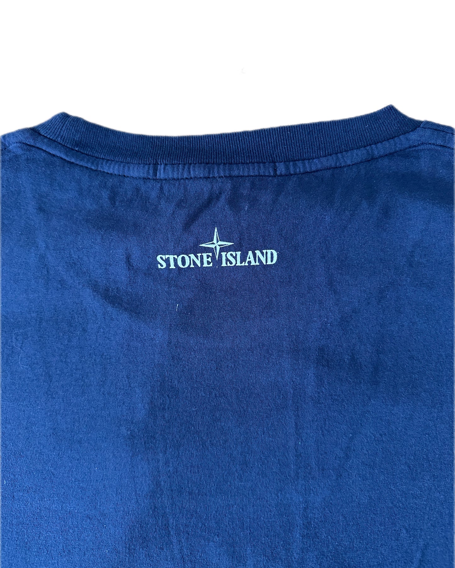 Stone Island 2018 Graphic Print Navy T-Shirt BNWT - XXL