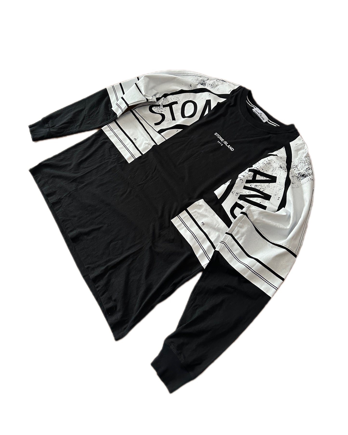 Stone Island 2022 Mosaic Print Longsleeve Shirt - XXL