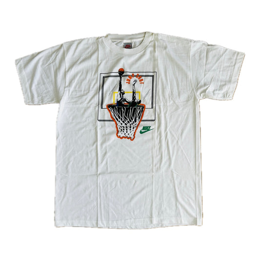 Nike 1990 Vintage Jump Shot Basketball T-Shirt - L - Made in Italy