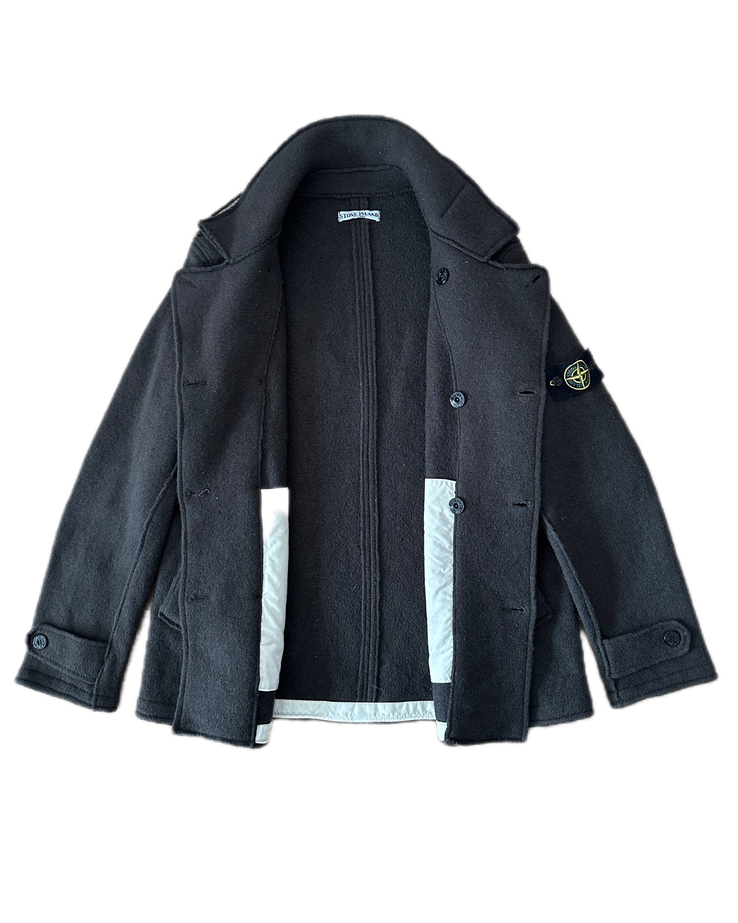 Stone Island 2010 Pure Wool Caban Jacket - XXL (fits XL) - Made in Italy