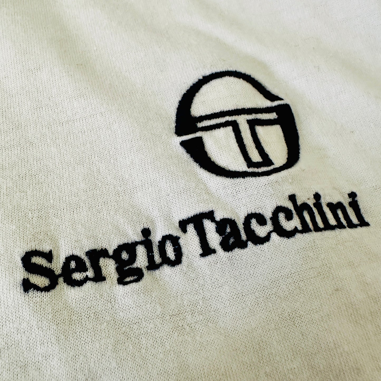 Sergio Tacchini 80s Tennis Polo Shirt - VI / L - Made in Italy