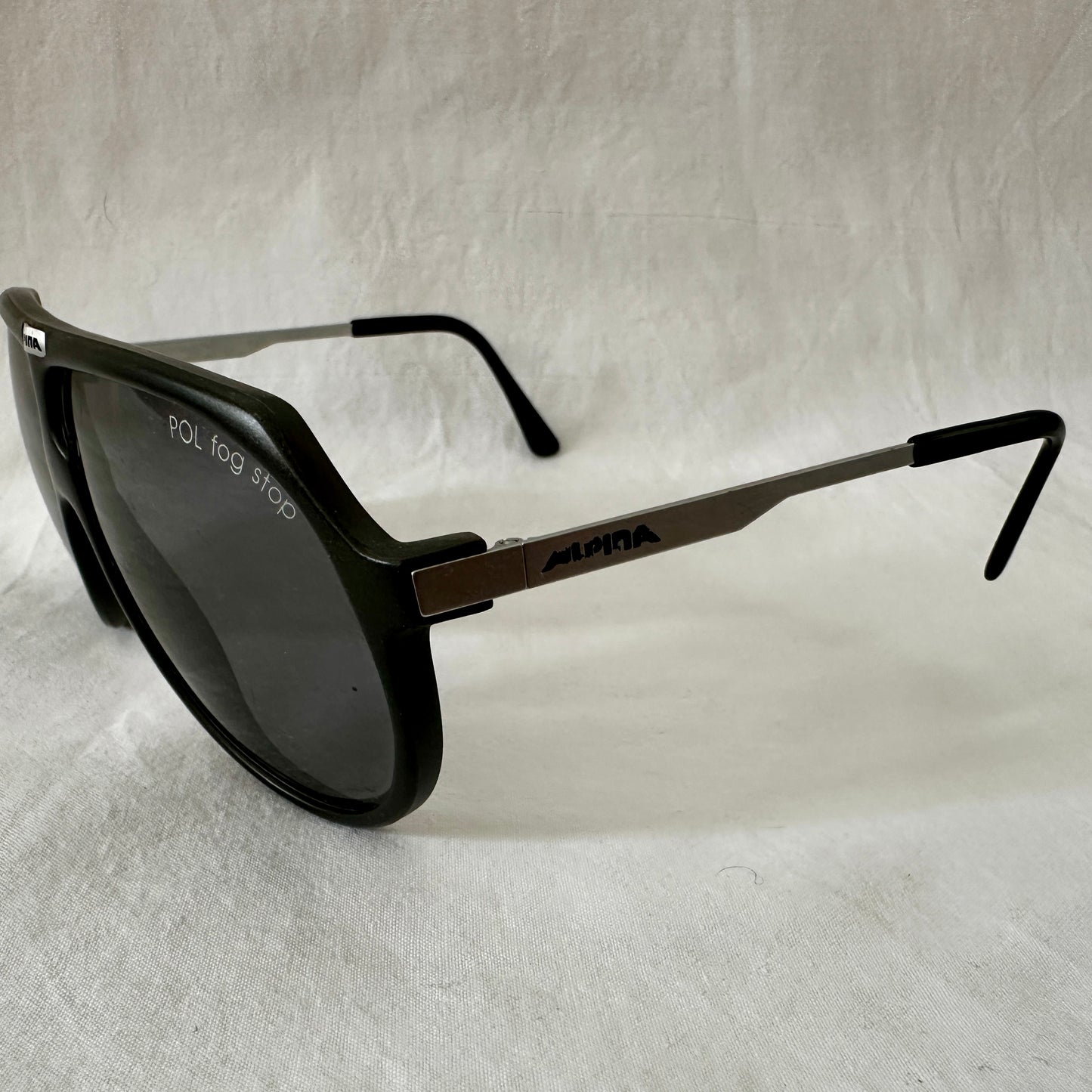 Alpina Vintage 80s Pol Fog Stop Sunglasses - Large - Made in West Germany