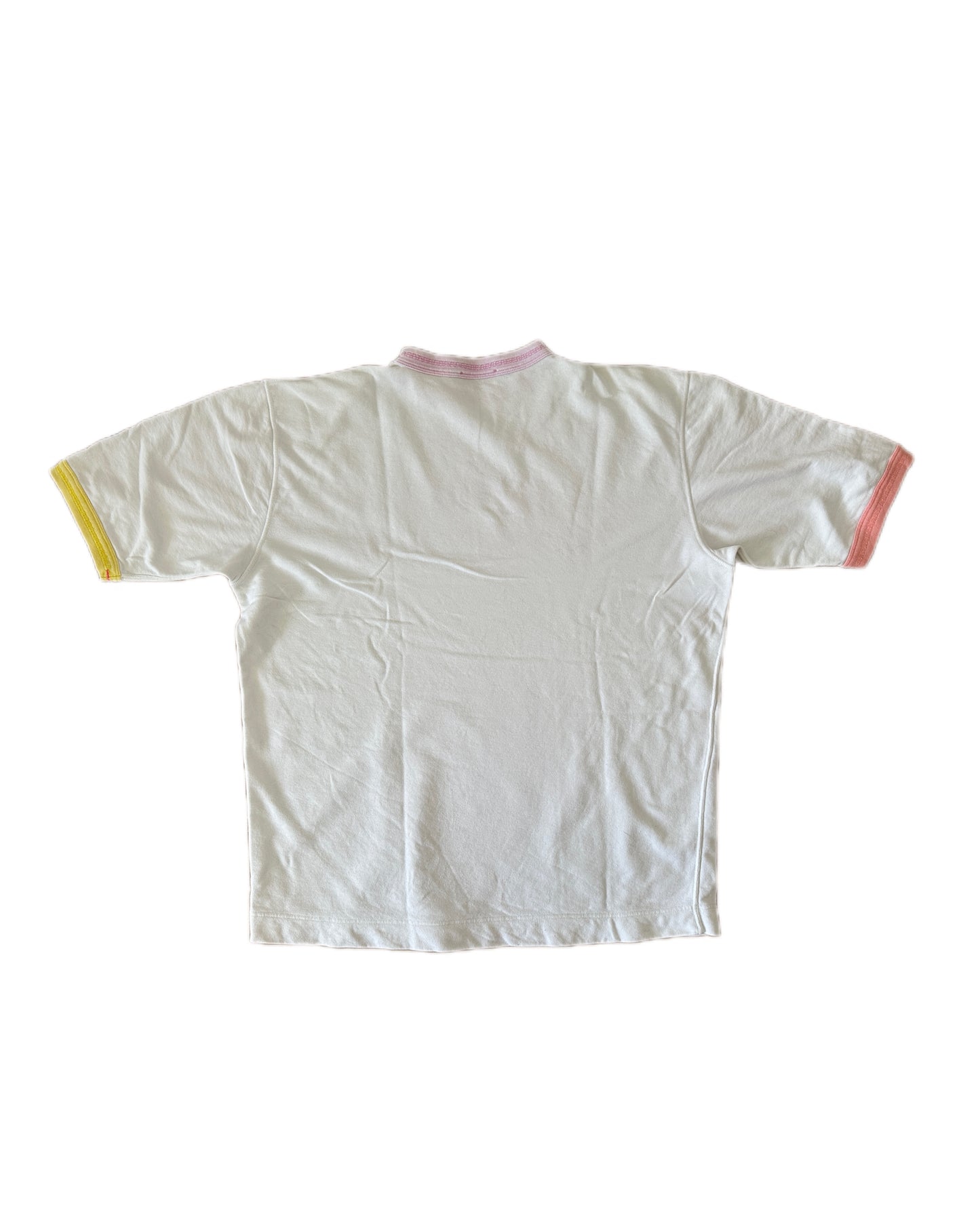 American System 1987 Vintage Short Sleeve Sweatshirt - XXL - Made in Italy