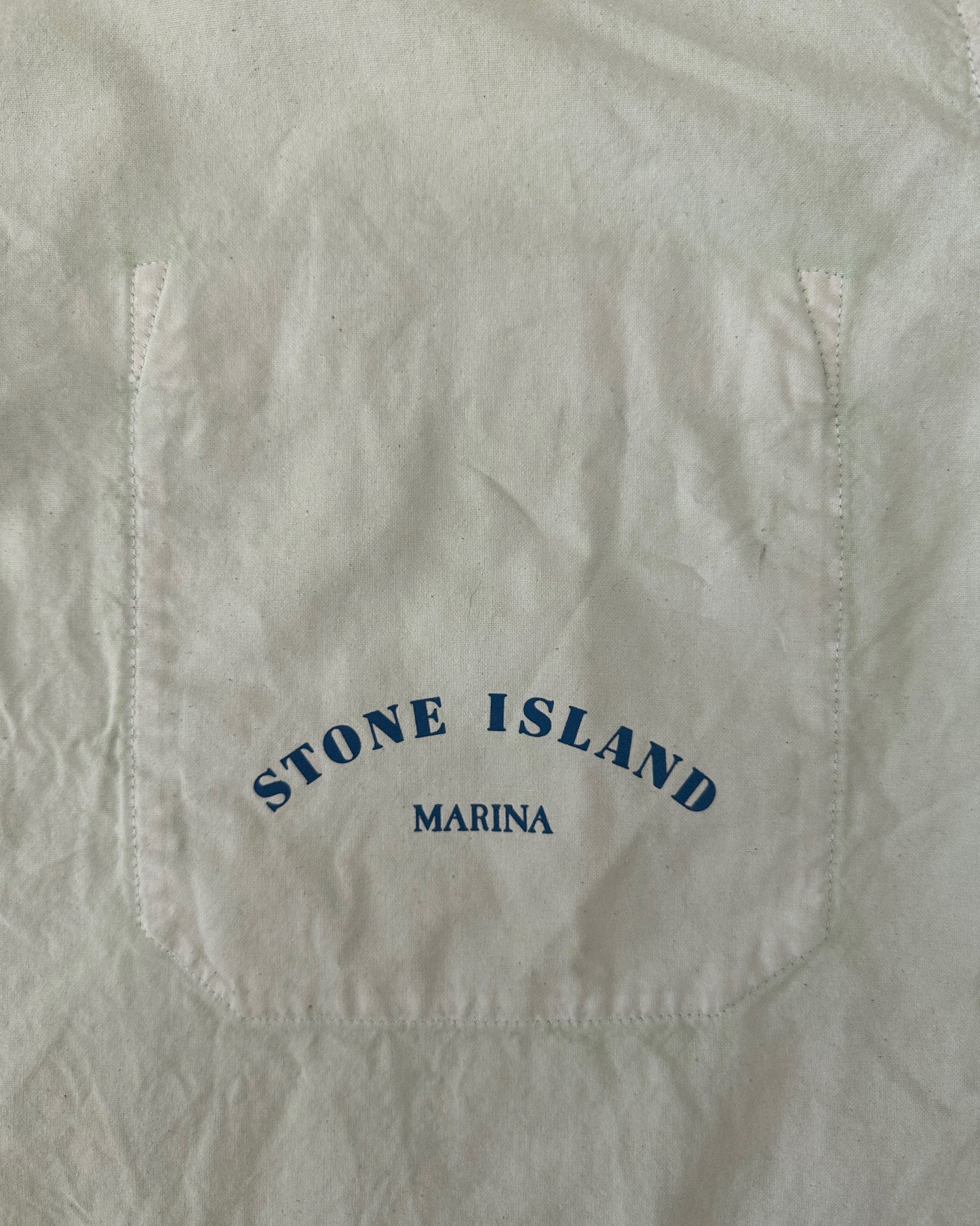 Stone Island Marina 2023 Reflective Print Overshirt Green Polo Shirt  - L - Made in Italy