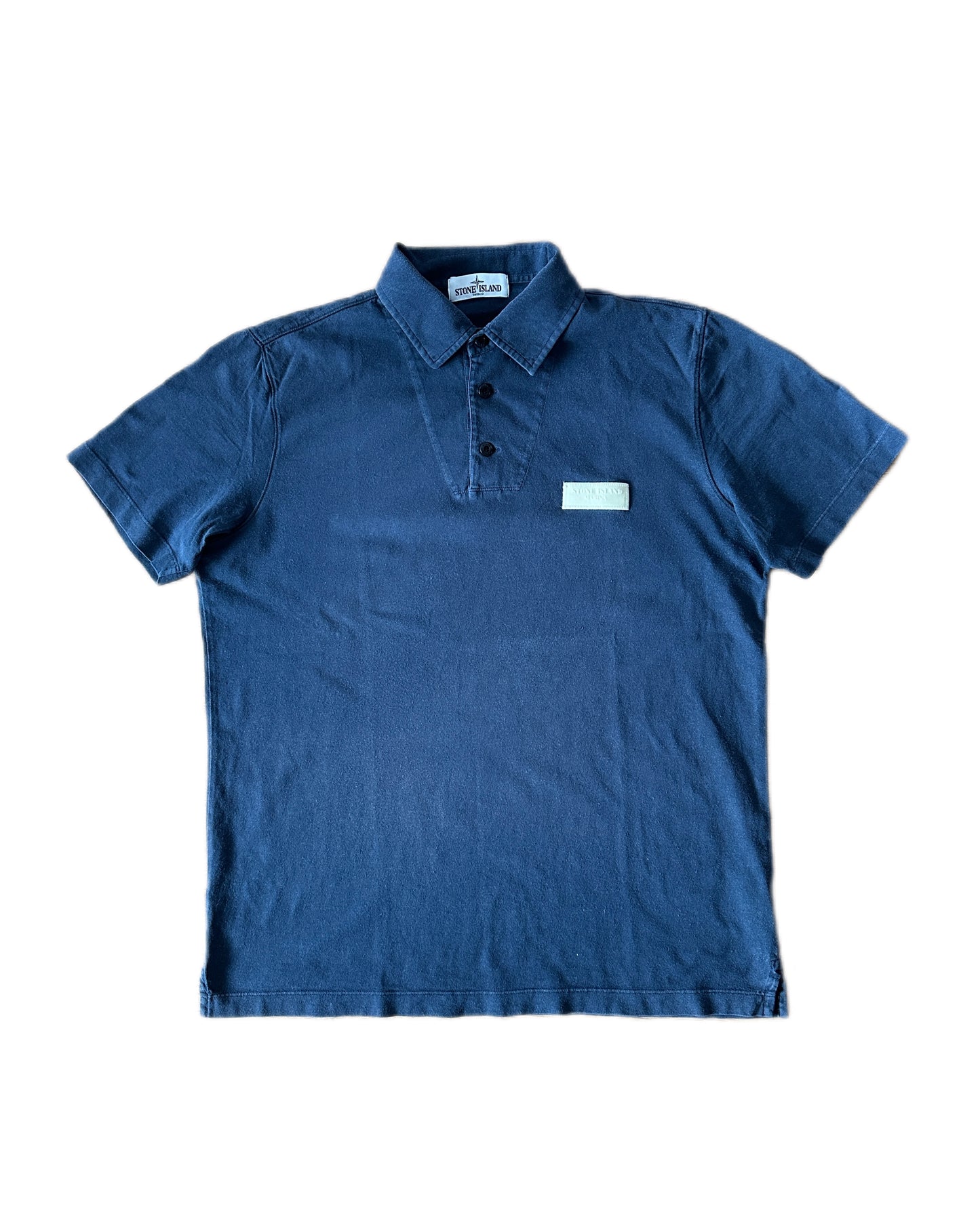 Stone Island Marina 2013 Glow in the dark Panel Polo Shirt - L - Made in Italy