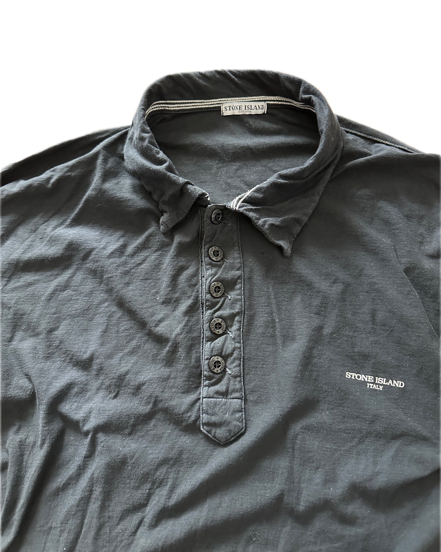 Stone Island Italy 2006 Longsleeve Polo - L - Made in Italy