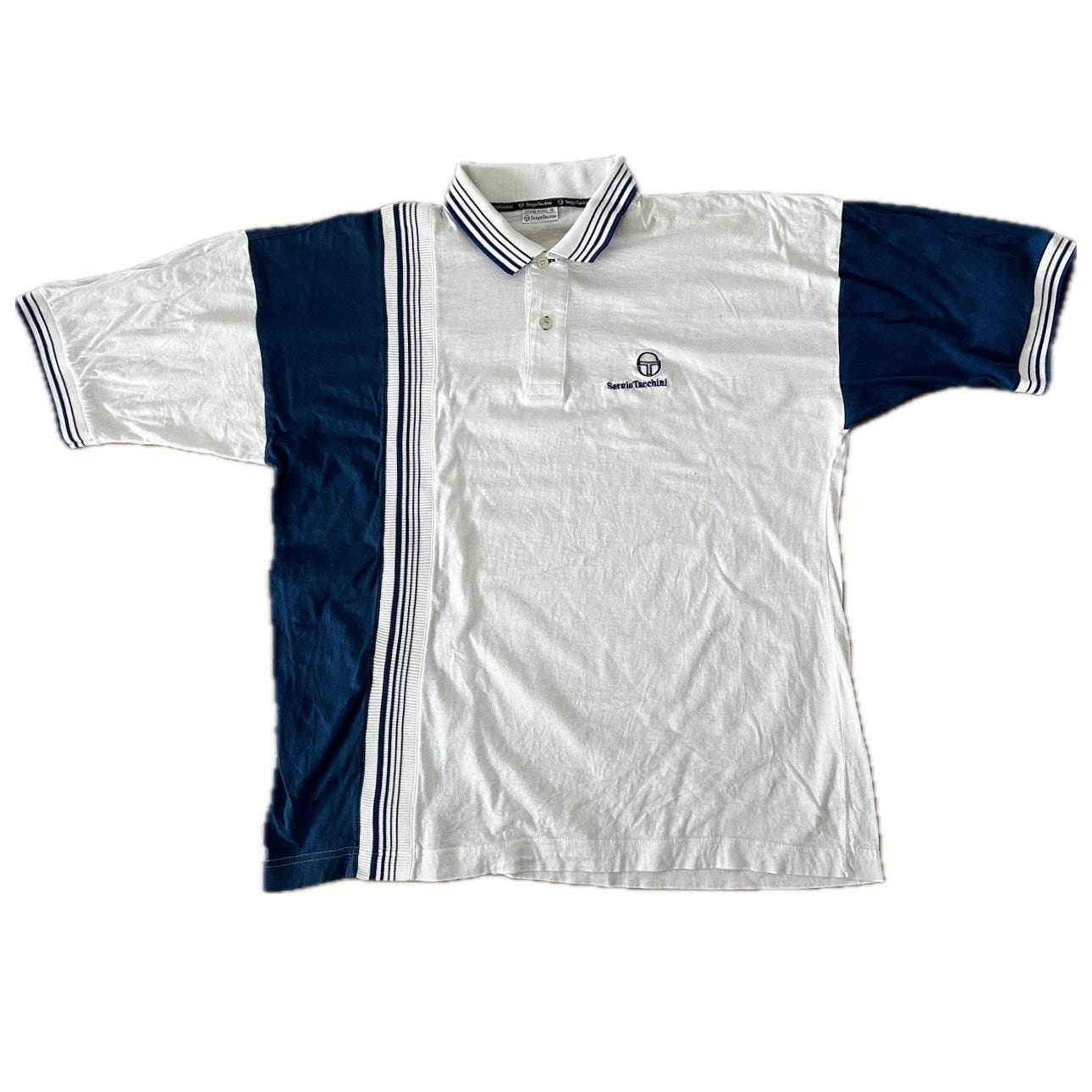 Sergio Tacchini 90s Tennis Polo Shirt - 9 / XXL