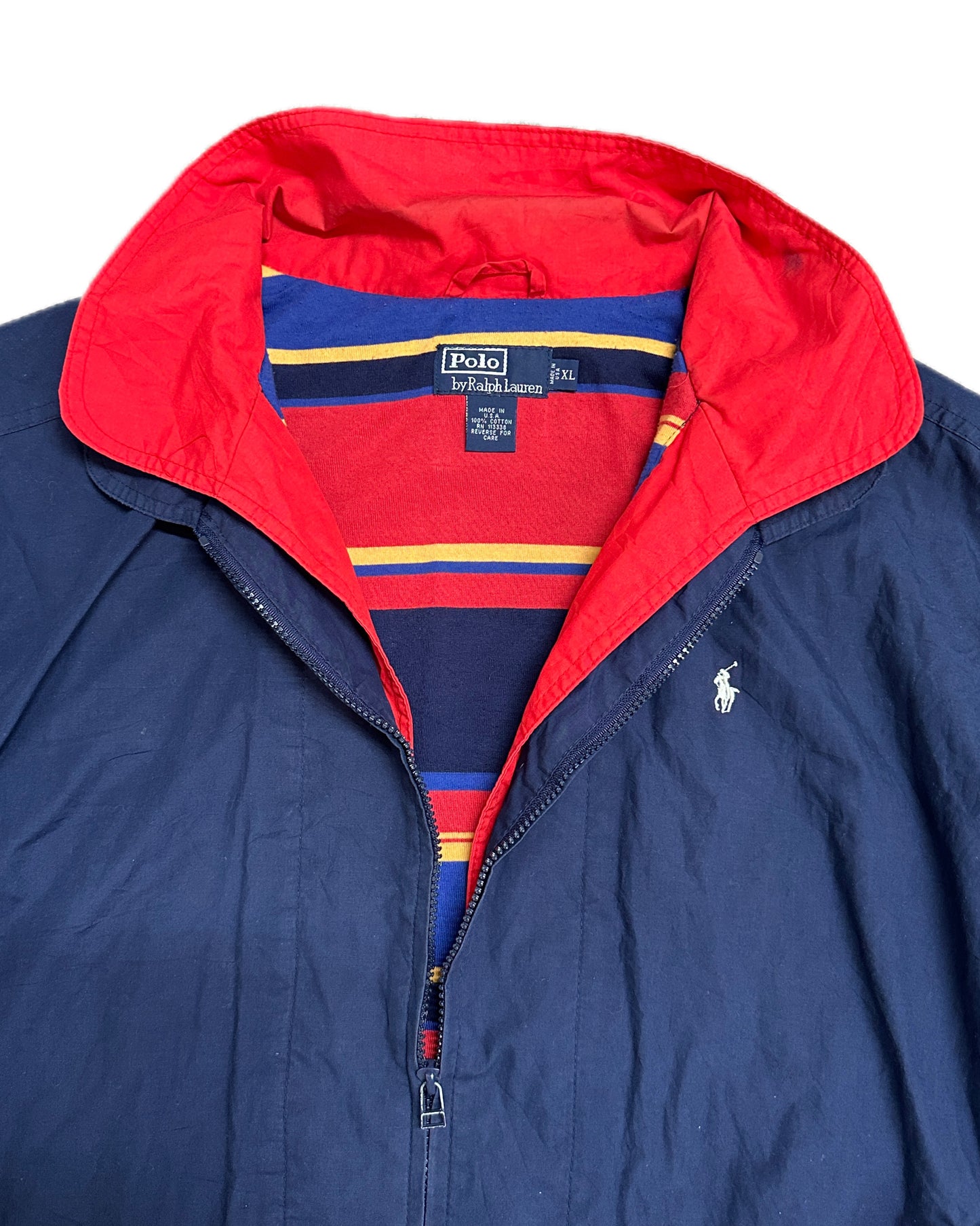 Polo Ralph Lauren Vintage 90s Track Jacket - XL - Made in USA