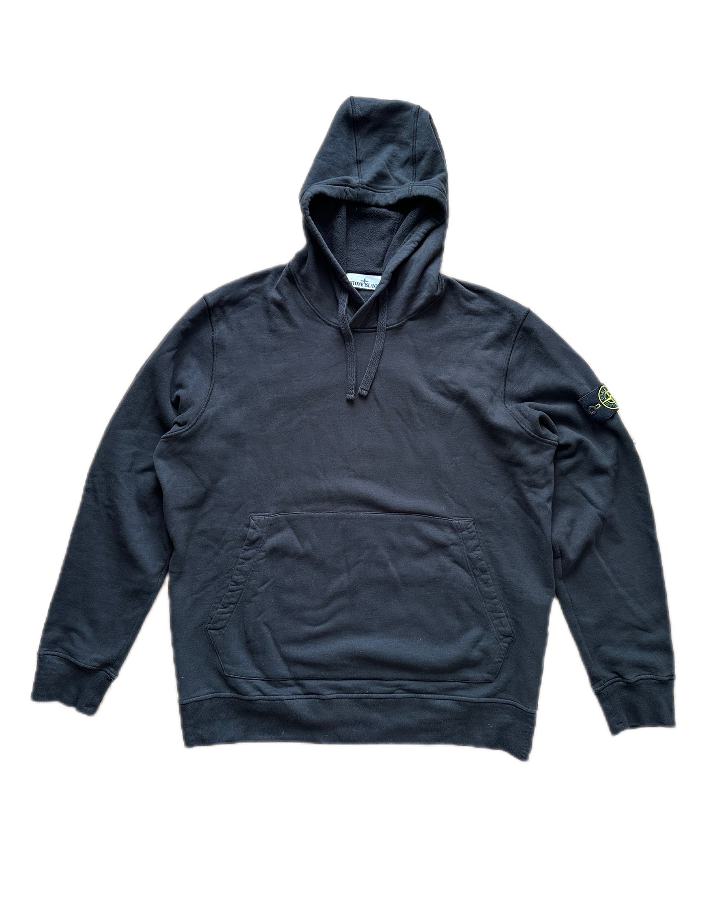 Stone Island 2022 Black Hooded Sweatshirt - XXL