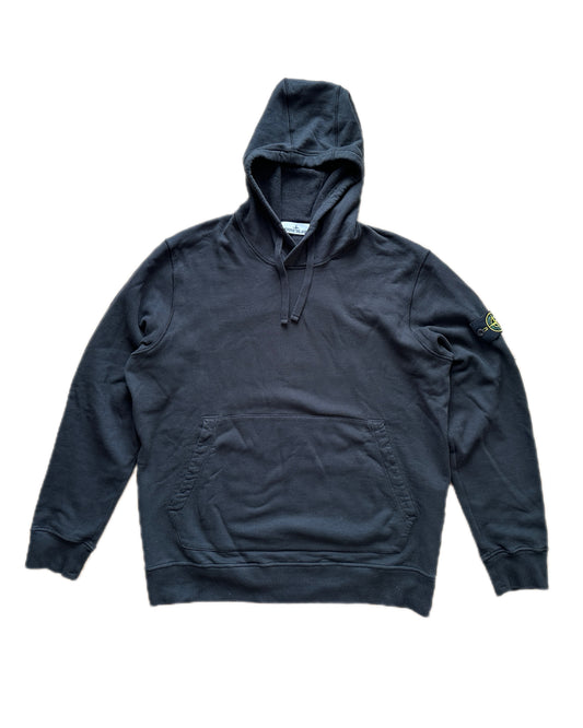 Stone Island 2022 Black Hooded Sweatshirt - XXL