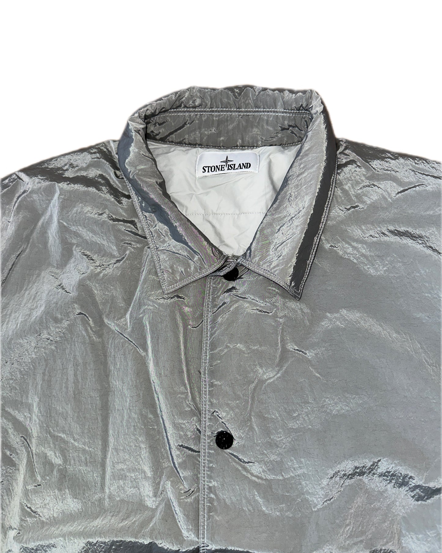 Stone Island 2024 Online Exclusive Nylon Metal Primaloft Coach Jacket - 3XL
