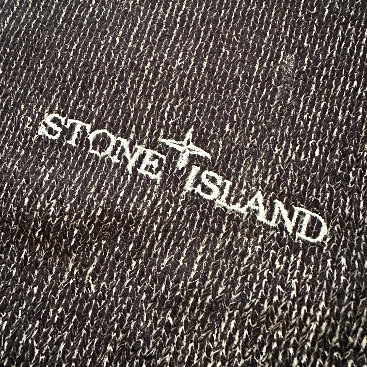 Stone Island 2003 Sublimation Print Chenille Hooded Sweater - Archivio - L - Made in Italy