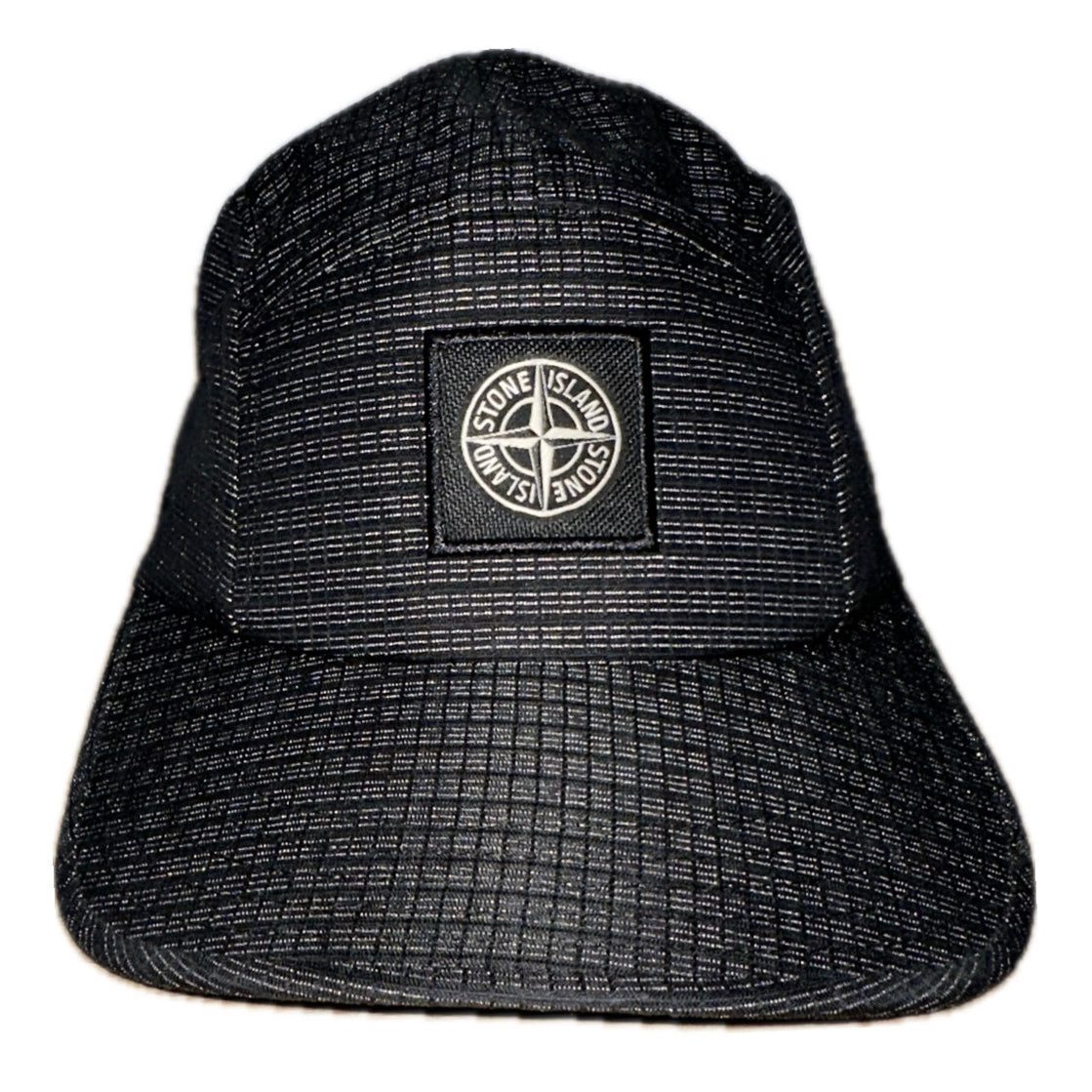 Stone Island 2019 Reflective Weave Ripstop Cap - M - Made in Italy