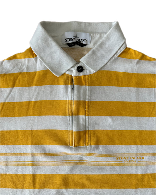 Stone Island Marina 2017 Longsleeve Polo Shirt - L - Made in Italy
