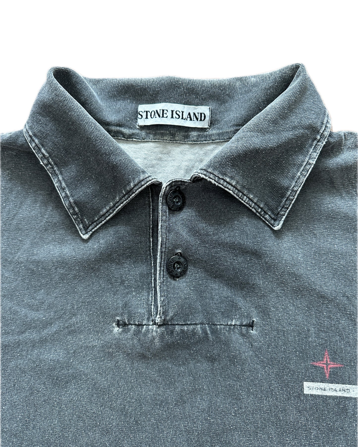 Stone Island 2000s Vintage Polo Shirt - L - Made in Italy