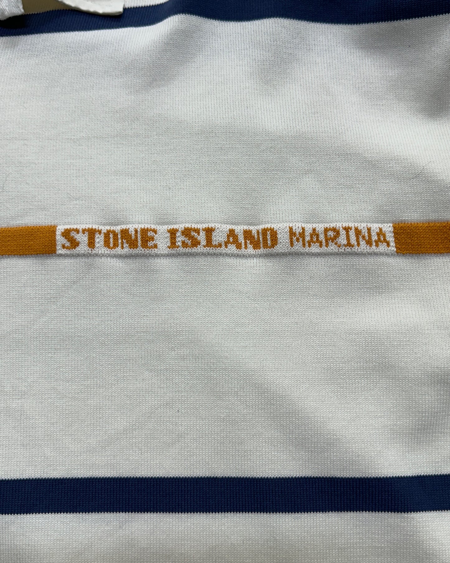 Stone Island Marina 2025 Striped Cotton Knit Rugby Shirt - XXL - Made in Italy