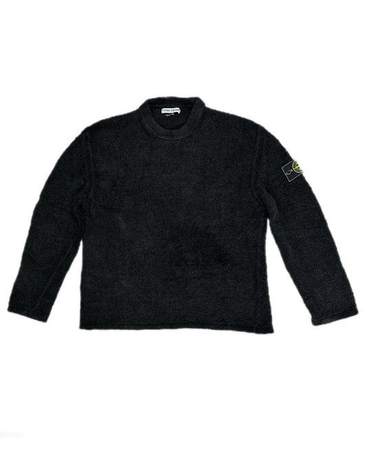 Stone Island 1998 Vintage Cotton Chenille Sweater - L - Made in Italy
