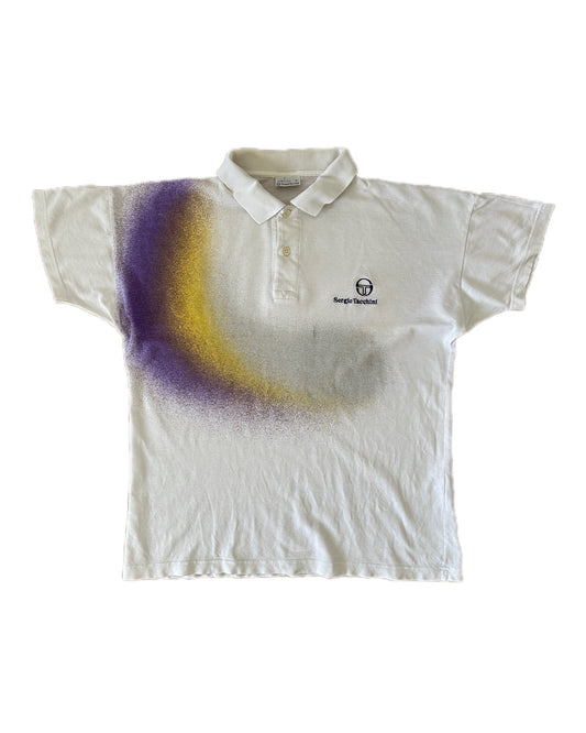 Sergio Tacchini 1989 Polo Shirt - V / L - Made in Italy