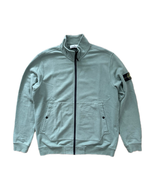 Stone Island  2023 Sage Green Zip Sweatshirt - 3XL