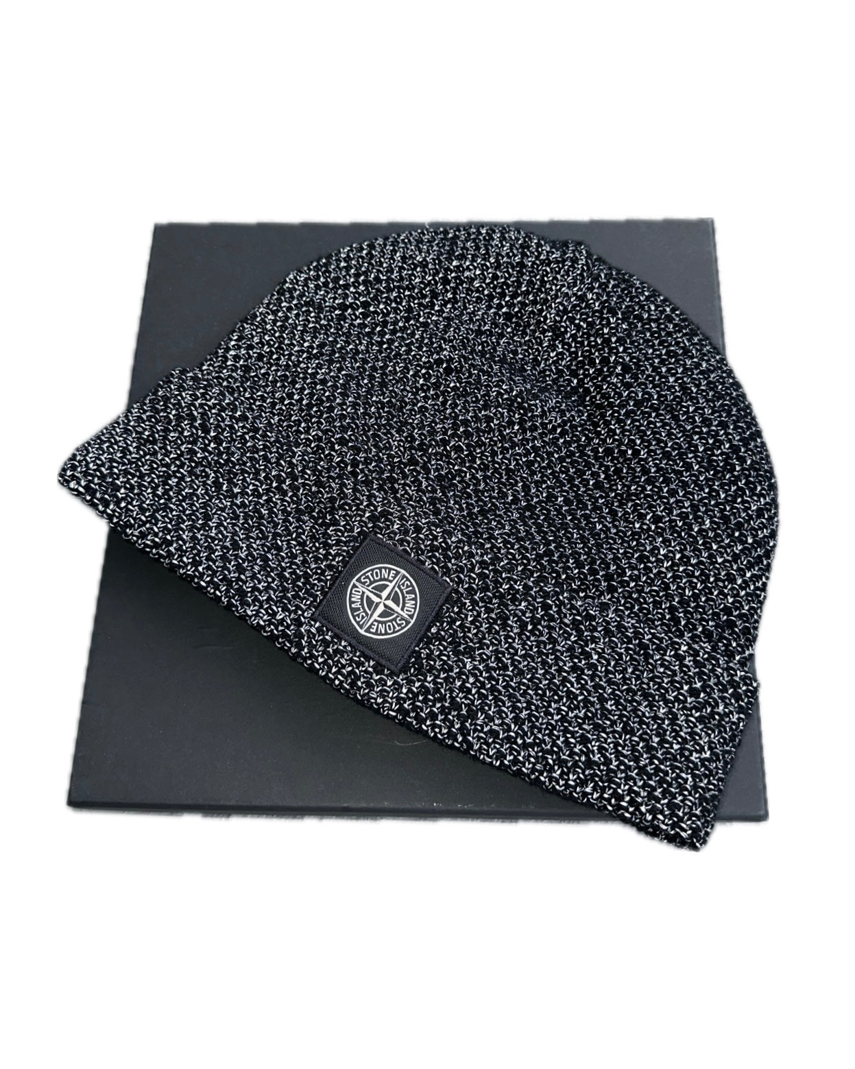 Stone Island 2019 Reflective Knit Wool Hat - Onesize - Made in Italy
