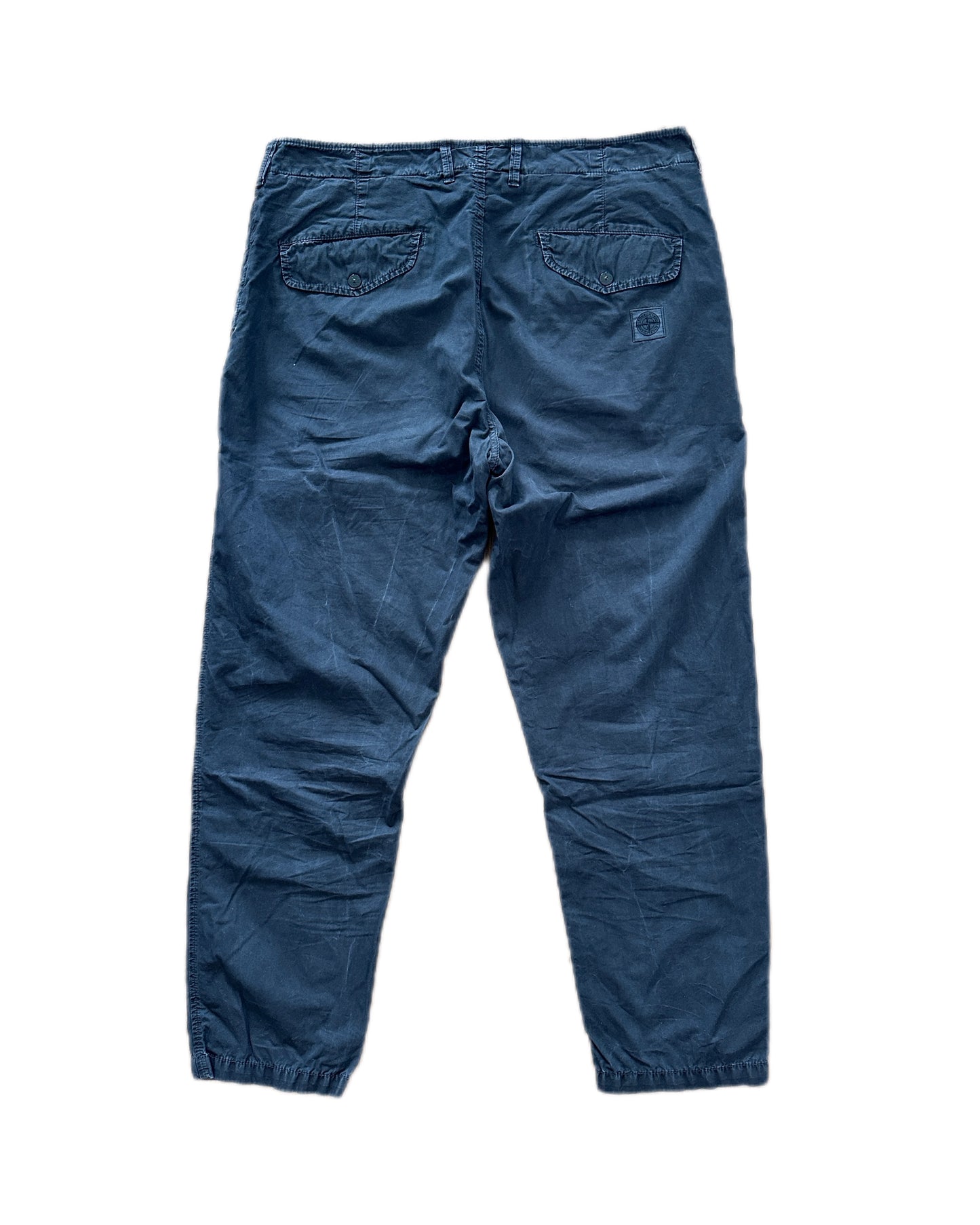 Stone Island 2024 Old Treatment Cotton Trousers - 38