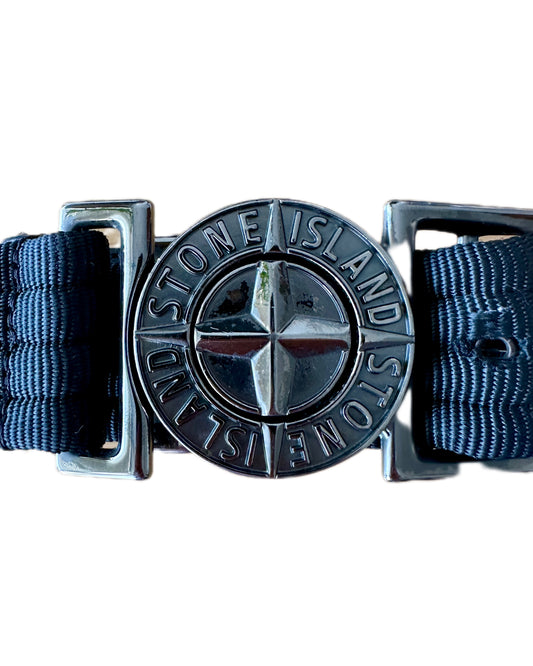 Stone Island Metal Buckle Belt - 90 - Made in Italy