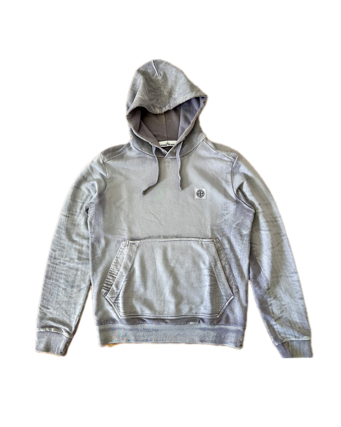 Stone Island 2018 Hand Brushed Hooded Sweatshirt - M