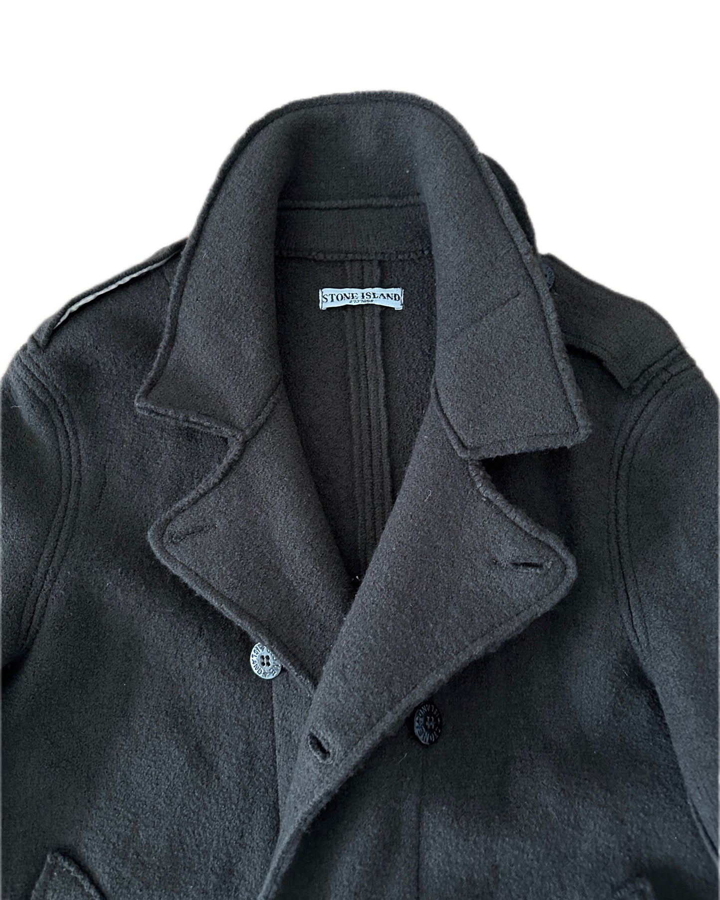 Stone Island 2010 Pure Wool Caban Jacket - XXL (fits XL) - Made in Italy