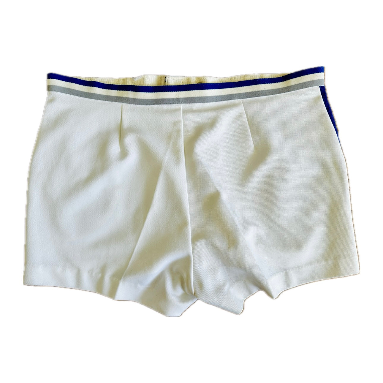 Lacoste 80s Vintage White Tennis Shorts - XL - Made in France