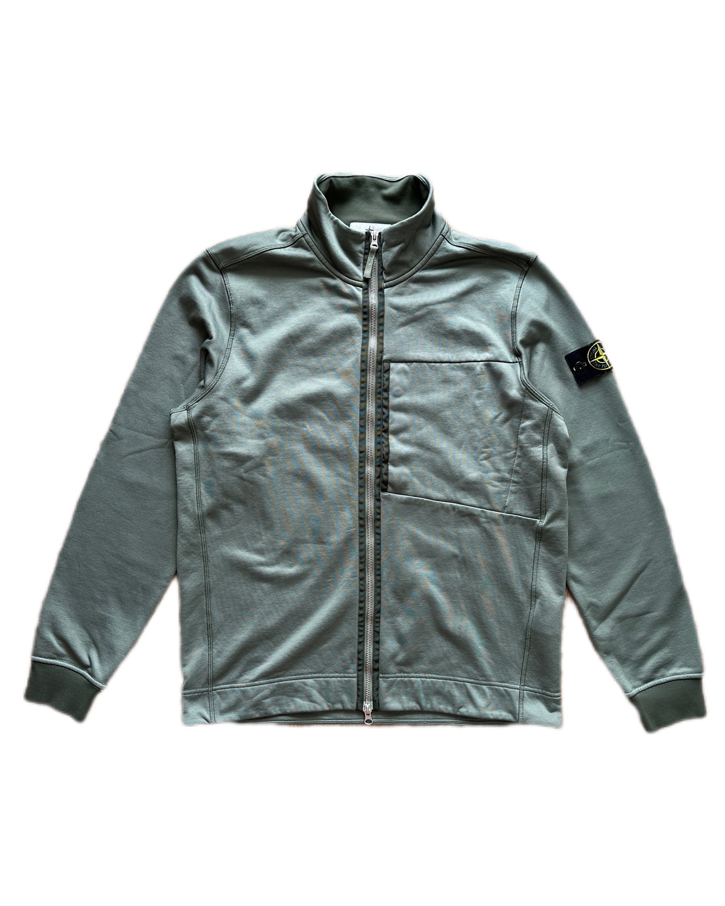 Stone Island 2019 Sage Zip Sweat Jacket - L - Made in Italy