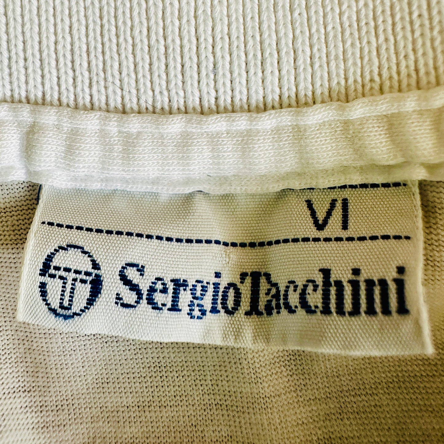 Sergio Tacchini 90s Tennis Polo Shirt - VI / L