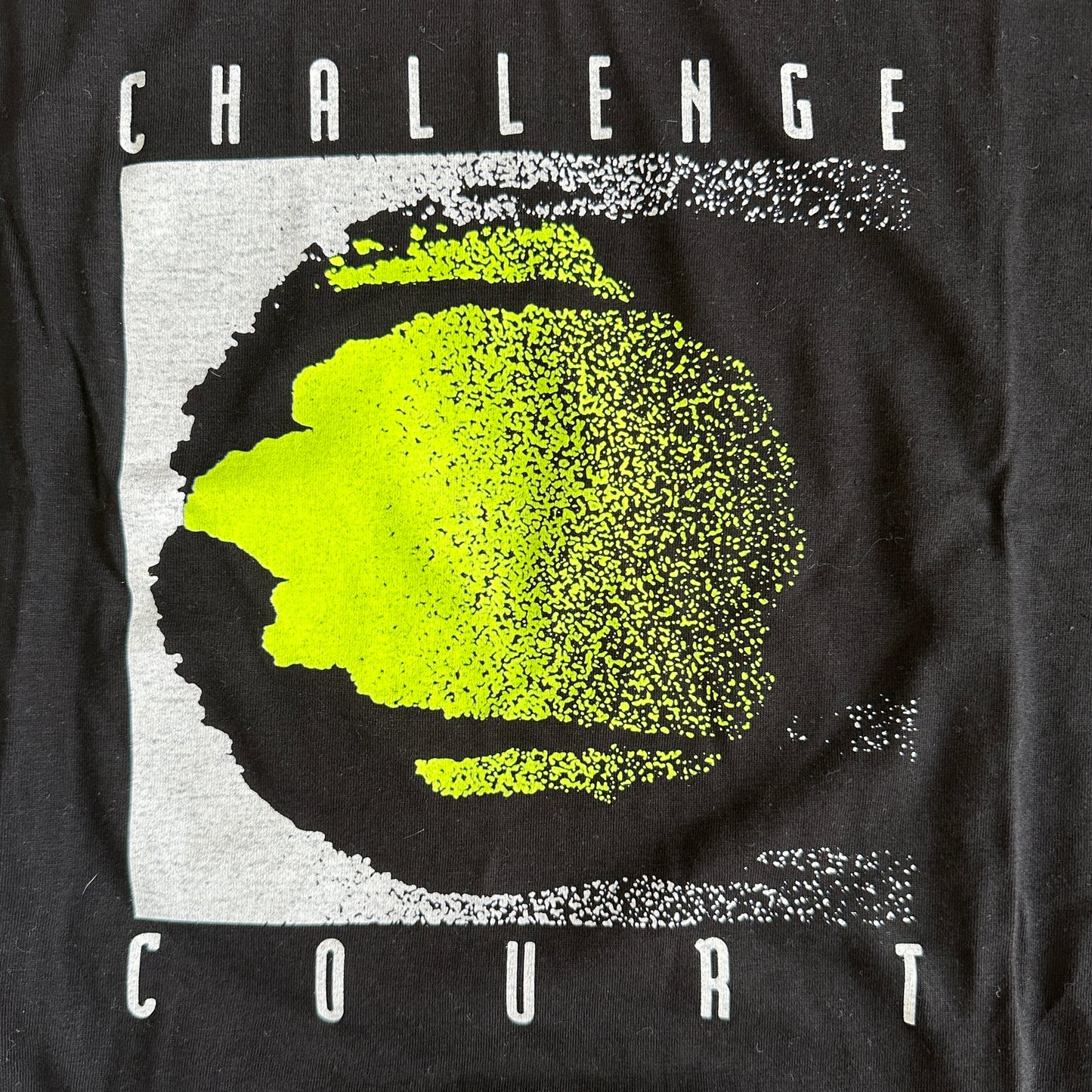 Nike 1990 Vintage Deadstock Andre Agassi Challenge Court Black T-Shirt - L - Made in U.K.