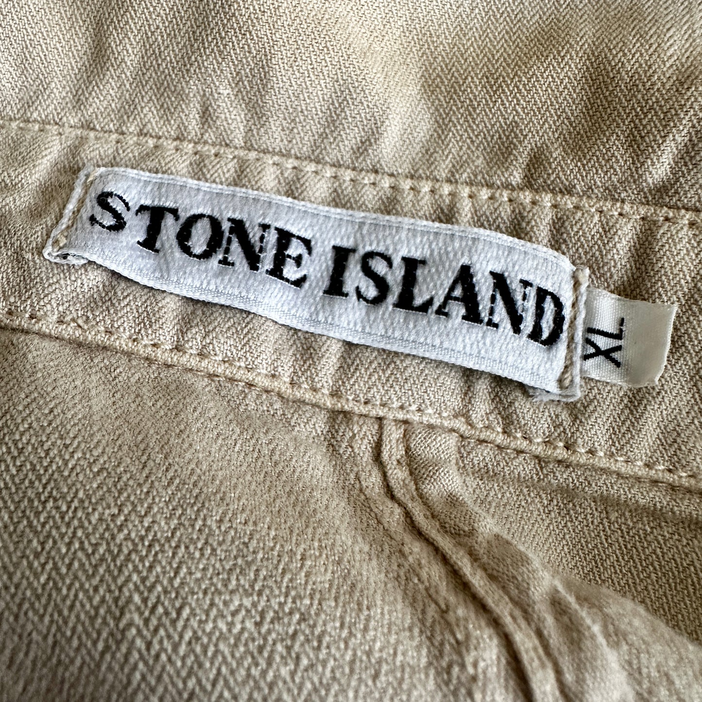 Stone Island 1994 Vintage Cotton Linen Jacket - XL - Made in Italy