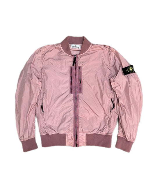 Stone Island  2017 Garment Dyed Crinkle Reps NY Bomber Jacket - L